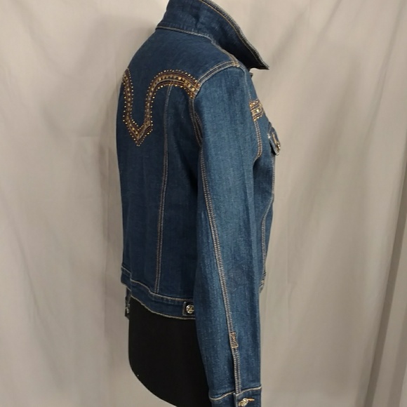Rare OOAK Lawman Jeans Sample Denim Jacket Sm-Med - Picture 7 of 8